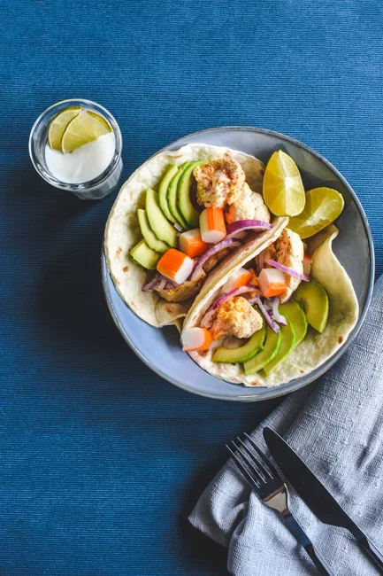 Recette Tacos d'avocat et surimi