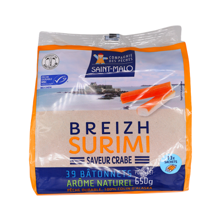 Bâtonnets Breizh Surimi 650g